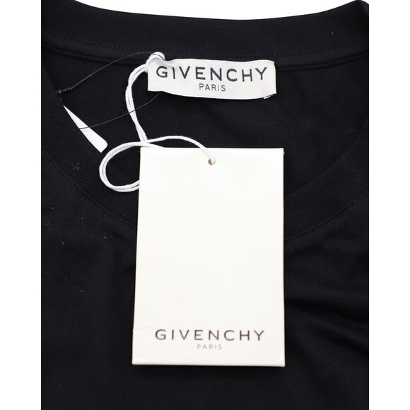 Givenchy Printed Logo T-Shirt in Black Cotton Jersey